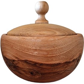 تصویر قندان چوبی 11-2 wood sugar bowl 2-11