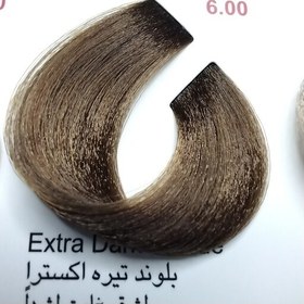 تصویر رنگ موی بلوند تیره اکسترا پیلون سری طبیعی قوی شماره 6.00 pilon hair color