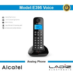 تصویر تلفن بی سیم آلکاتل مدل E395 Voice 