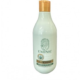 تصویر شامپو بدن عصاره آلوئه ورا اکسونیک وزن 300 گرم ا EXONIC Aloe vera body shampoo EXONIC Aloe vera body shampoo