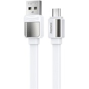 تصویر کابل 1 متری USB به میکرو برند ریمکس مدل RC-154m Remax RC-154m Micro fast charging high-speed data cable