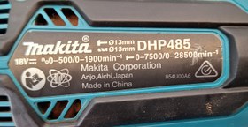 تصویر دریل شارژی ماکیتا dhp485 - استوک MAKITA DHP485