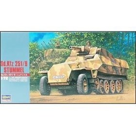 تصویر ماکت ترازو Mt46 31146 1/72، Sd.kfz 251/9 STUMMEL مدل پلاستیکی نفربر نیمه دنباله دار Hasegawa 