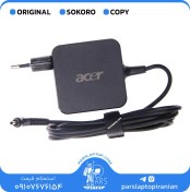 تصویر آداپتور لپ تاپ (LAPTOP) ACER (ایسر) 19V 2.37A مربعی (SQUARE) سوکت شارژر سر ریز (NEW PIN) 