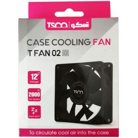 تصویر فن کیس تسکو مدل T Fan 02 پد خنک کننده لپ تاپ تسکو T Fan 02 مشکی