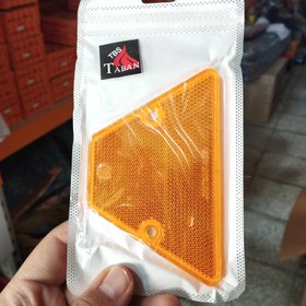 تصویر شبرنگ ذوزنقه ای - زرد 