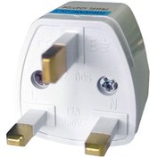 تصویر تبدیل دو شاخه برق ۲ به ۳ ارت دار 