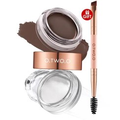 تصویر ست ژل ابرو و کرم رنگی طراحی ابرو او تو او O.TWO.O 