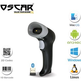 تصویر بارکدخوان بی سیم اسکار مدل Unilite II BT Oscar Unilite II BT Wireless Barcode Scanner