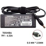 تصویر شارژر اورجینال لپ تاپ توشیبا Toshiba 19V 6.32A Toshiba 19V 6.32A Original Adapter