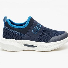 تصویر کفش ورزشی پسرانه با طراحی بافت‌دار و بدون بند برند kappa Boys Textured Slip-On Sports Shoes