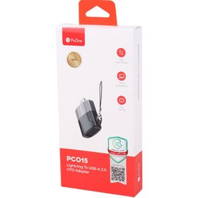 تصویر مبدل لایتنینگ به USB پرووان مدل PCO15 ProOne PCO15 Lightning To USB-A OTG Adapter