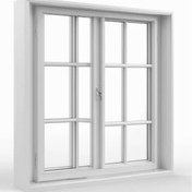 تصویر پنجره دوجداره کشویی مدل ۱۶ قسمتی 
