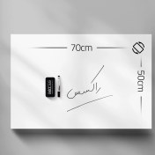 تصویر گلس برد مغناطیسی 70*50راکسس 