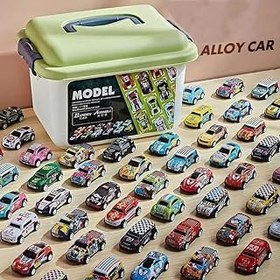 تصویر 30 Pack Pull Back Toy Cars, Mini Die-Cast Race Cars Vehicles Bulk, Party Favor Cars Toys, Goodie Bag Stuffers, Pinata Fillers, Teacher Treasure Prize Box Toys for Boys Girls Toddlers 2,3,4,5 Years Old 