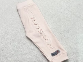 تصویر شلوار راحتی نوزادی دخترانه رنگ صورتی طرح هیوا به آوران behavaran 