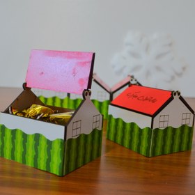 تصویر باکس شکل خونه یلدایی 