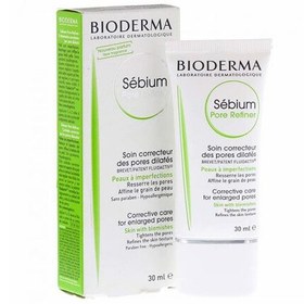 تصویر کرم سبیوم پر ریفاینر بایودرما حجم 30 میل ا Bioderma Sebium Pore Refiner Cream volume 30ml Bioderma Sebium Pore Refiner Cream volume 30ml