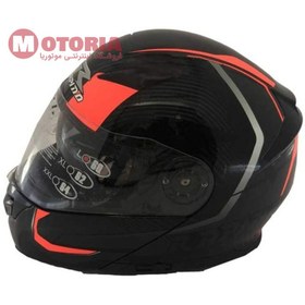تصویر کلاه کاسکت فک متحرک راپیدو | 950 PYcat-RAPIDO Movable jaw motor cap 950 BWcat-RAPIDO