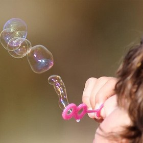 تصویر مایع حباب ساز دانشمند کوچک مدل اکولایف طرح Colorful Bubbleحجم 1000 میلی لیتر 