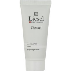 تصویر کرم ترمیم کننده لایسل مدل سیکاسل حجم 40 میلی لیتر Liesel anti-pollution repairing cream Cicasel model 40ml