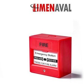 تصویر شستی اعلام حریق متعارف آریان PUSH FIRE ALARM