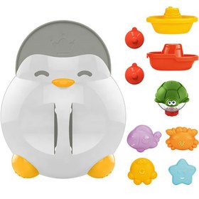 تصویر اسباب بازی حمام کودک 8 تکه He-0272 هانگر Huanger 