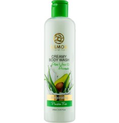 تصویر شامپو بدن کرمی روغن آووکادو و عصاره آلوئه ورا 300میل دیلمون Dilmon Creamy Body Wash With Aloe Vera And Avocado 300ml