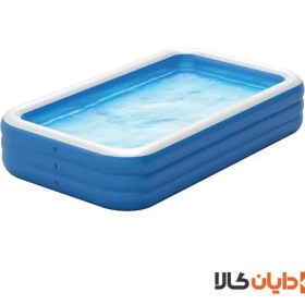 تصویر استخر بادی بزرگ گرین لاین مدل GNINSPOOL2BL مناسب خردسال و کودک 