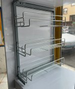 تصویر سبد سوپری ریل بغل ۳ طبقه یونیت ۱۵،۲۰،۲۵،۳۰ 