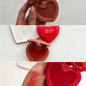 تصویر رژگونه قلبی 