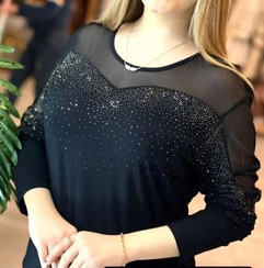 تصویر بلوز مجلسی نگین 