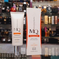 تصویر کرم ضدافتاب MQ ام کیو SPF50 لایت بژ،بژ روشن 55 میل انواع پوست 