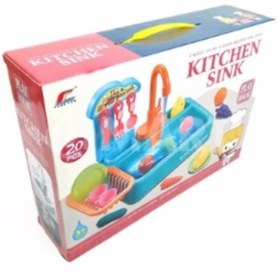 تصویر اسباب بازی سینک ظرفشویی مدل 6060 KITCHEN SINK TOY 