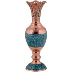 تصویر گلدان فیروه کوبی آقاجانی مدل F114 