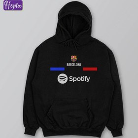 تصویر هودی طرح بارسلونا کد H002 Barcelona-Hoodie