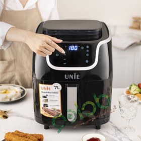 تصویر سرخ کن رژیمی مارکUNIE یونی مدل US6800 UNIE diet fryer model US6800