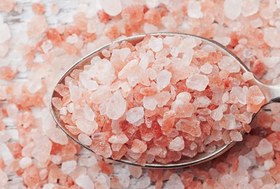 تصویر نمک صورتی خوراکی سایز شکری - 2.5 کیلویی pink salt