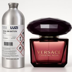 تصویر عطر ادوپرفیوم زنانه لوزی ورساچ کریستال نویر حجم ۱۰ میلی لیتر گرم شیرین 