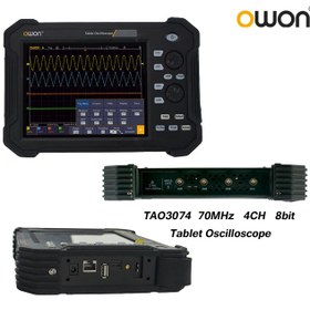 تصویر اسیلوسکوپ چهار کاناله 70MHz تبلتی مدل TAO3074 