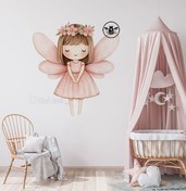 تصویر استیکر کودک طرح دختر کوچولو پری 