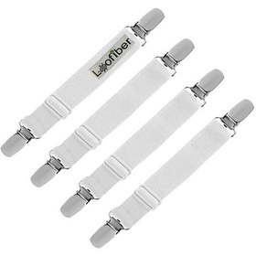 تصویر نظم دهنده روتختی و میز اتو مدل کشی-ساسبند-17 مجموعه 4 عددی - مشکی 