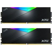 تصویر رم کامپیوتر ایکس پی جی دو کاناله Lancer RGB فرکانس 5200 مگاهرتز DDR5 تایمینگ CL38 حافظه 32 گیگابایت XPG Lancer RGB Dual Channel CL38 5200MHz DDR5 32GB Computer RAM