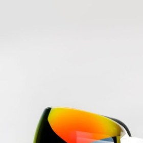 تصویر عینک اسکی اوت آف مدل OPEN WHITE به همراه لنز هوای برفی اضافه Persimmon 