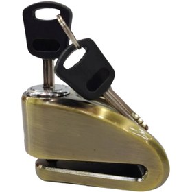 تصویر قفل دیسک موتور سیکلت | GOLDEN moto luck S21 Disc motorcycle lock GOLDEN moto luck S21