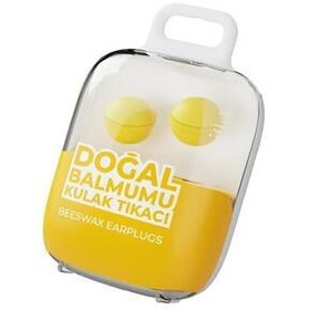 تصویر پنبه و گوش پاک کن گیر 4 تکه موم طبیعی زنبور عسل OTİFLEKS 