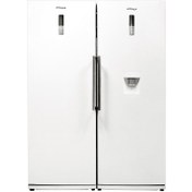 تصویر یخچال فریزر دوقلو امرسان مدل R20H-F20H ظرفیت ۴۰ فوت 