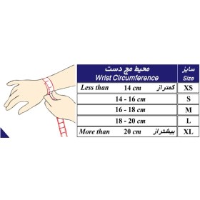 تصویر مچ بند طب و صنعت مدل آکریل پشم کد 32100 