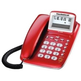 تصویر تلفن با سیم تکنیکال مدل TEC-5848 Technical TEC-5848 Corded Telephone