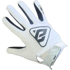 تصویر دستکش موتور سواری aNSR | سفید - مشکی Motorcycle gloves aNSR WHITE - BLACK